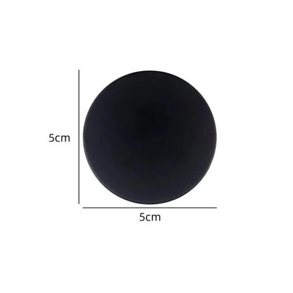 Shada Round-black Silicone Door Stopper Bumpers - Self-Adhesive Round & Square Wall Protectors for Handles