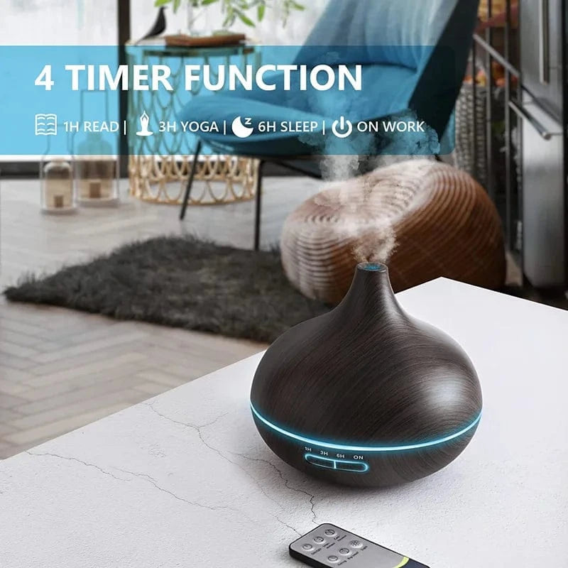 Shada Shada Aroma Diffuser 7 Color LED Lights Ultrasonic Essential Oil Diffuser with Remote Control