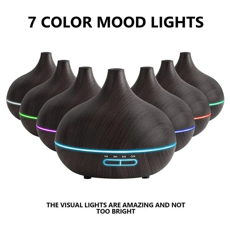 Shada Shada Aroma Diffuser 7 Color LED Lights Ultrasonic Essential Oil Diffuser with Remote Control