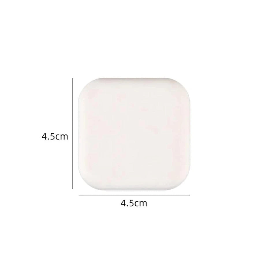 Shada Square-white Silicone Door Stopper Bumpers - Self-Adhesive Round & Square Wall Protectors for Handles