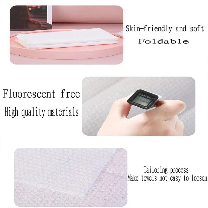 Shada Thickened Cotton Bath Towel Travel Set - Individually Packed, Portable for Camping & Hotels
