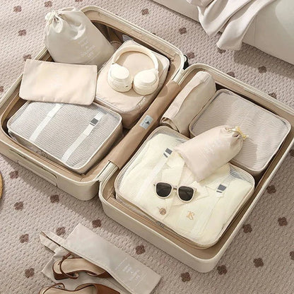 Shada Travel Set Storage Bags Clothes Digital Toiletries Shoes Organizer bag Student Dormitories Clothing Sorting Bags Packing Cubes