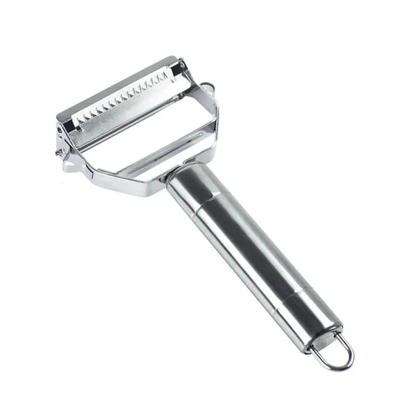 Shada Update 4in1 Double-Headed Stainless Steel Kitchen Peeler - Multifunctional Fruit & Vegetable Tool
