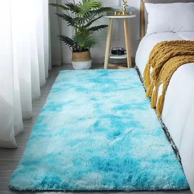 Shada VIKAMA Shaggy Area Rugs - Soft Plush Non-Slip, Machine Washable, Fade Resistant, Solid Design
