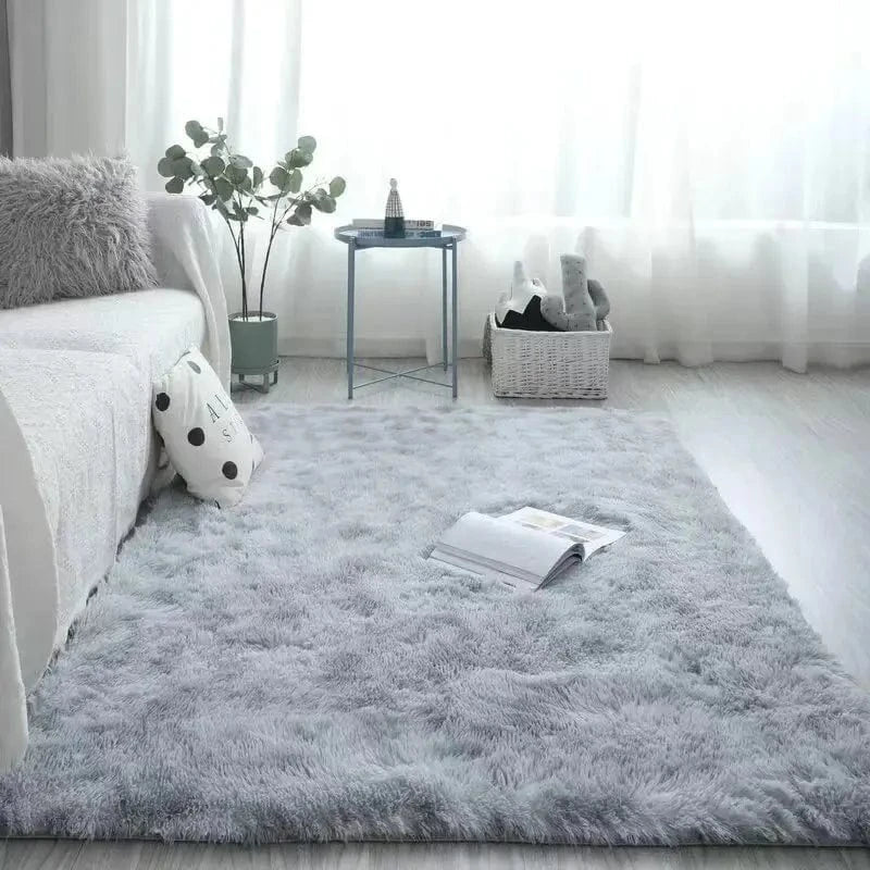 Shada VIKAMA Shaggy Area Rugs - Soft Plush Non-Slip, Machine Washable, Fade Resistant, Solid Design