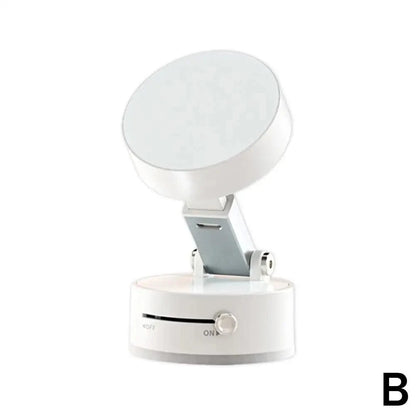 Shada WHITE / CN Double-Sided Suction Cup Magnetic Phone Holder - Foldable, Multi-Functional Design with Strong Grip